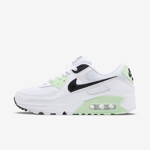 Chaussure De Tennis Nike Air Max 90 Blanche 4270-918 White/Vapor Green/Black Femme | BBU-31485038